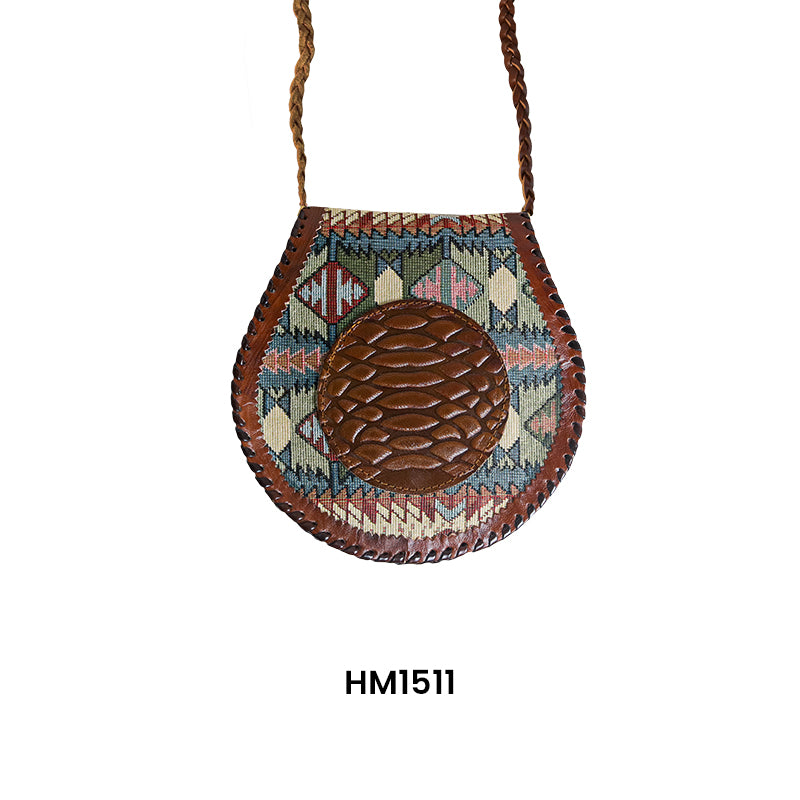 Circle Handmade handbag- Damasco - Persian style - HM1511